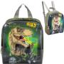 Imagem de Kit Mochila Escolar de Rodinhas Lancheira Estojo T-Rex Zone Mundo dos Dinossauros KT41364 Seanite