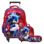 Imagem de Kit Mochila Escolar De Rodinhas Sonic Com Lancheira Infantil