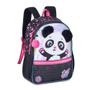 Imagem de Kit Mochila Escolar + Estojo Panda Clio