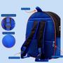 Imagem de Kit Mochila Escolar Gamer Infantil Masculino + Lancheira Transversal + Estojo Duplo Menino Cristal