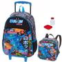 Imagem de Kit Mochila Escolar Hero Infantil Rodinhas G Com Lancheira