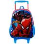 Imagem de Kit Mochila Escolar Homem Aranha Spiderman Rodinhas Tam G