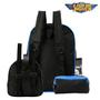 Imagem de Kit Mochila Escolar Infantil Batman DC Bolsa Menino Costas