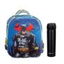 Imagem de Kit Mochila Escolar Infantil Batman e Garrafa de Água 97826 400ml Preta - Tend Tudo