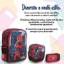 Imagem de Kit Mochila Escolar Infantil Costas Spider Man Resistente