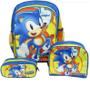 Imagem de Kit Mochila Escolar Infantil de Costas Tam G Sonic