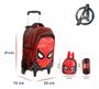 Imagem de Kit Mochila Escolar Infantil Homem Aranha Marvel de Rodinhas