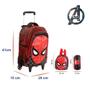 Imagem de Kit Mochila Escolar Infantil Homem Aranha Marvel De Rodinhas