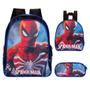 Imagem de Kit Mochila Escolar Infantil Homem Aranha Menino Costa