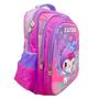 Imagem de Kit Mochila Escolar Infantil Lancheira Estojo Personagens Hello 3D Kitty