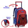 Imagem de Kit Mochila Escolar Infantil Masculino Homem Spider Dark Aranha