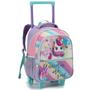 Imagem de Kit Mochila Escolar Infantil menina Unicornio Com Rodinhas