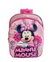 Imagem de Kit Mochila Escolar Infantil Minnie Flores Rosa Costas M F5