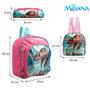 Imagem de Kit Mochila Escolar Infantil Moana e Maui Menina Rosa Costa