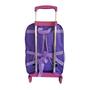 Imagem de Kit Mochila Escolar Infantil Rodinhas Frozen Rosa Tam G