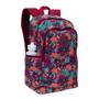 Imagem de Kit Mochila Escolar Juvenil Feminina Floral Bubu Costas G