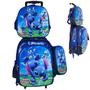 Imagem de Kit Mochila Escolar Lilo  Stitch Estojo Lancheira  Infantil Rosa 