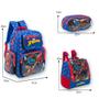 Imagem de Kit Mochila Escolar Masculina Costas Spider Man + Lancheira