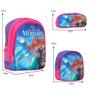 Imagem de Kit Mochila Escolar Menina Ariel Costas + Lancheira Infantil