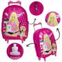 Imagem de Kit Mochila Escolar Menina com Lancheira Infantil Barbie