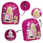 Imagem de Kit Mochila Escolar Menina com Lancheira Infantil Barbie