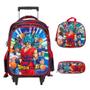 Imagem de Kit Mochila Escolar Menino Dragon Ball Rodinha Tam G Toys 2U