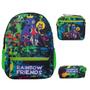 Imagem de Kit Mochila Escolar Menino Rainbow Friends Lancheira Estojo