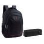 Imagem de Kit Mochila Escolar Notebook SBFP-6204 e Estojo Académie Preto - Fuseco