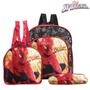 Imagem de Kit Mochila Escolar Pequena Spider Man Vingadores Costa