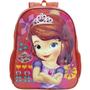 Imagem de Kit Mochila Escolar Princesa Sofia Infantil Tam G Costas