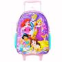 Imagem de Kit Mochila Escolar Princesas Disney G Rodinhas Com Estojo