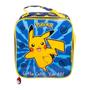 Imagem de Kit Mochila Escolar Rodas Estojo e Lancheira Pokemón Pikachu