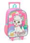 Imagem de Kit Mochila Escolar Rodinha Infantil Cindy Gatinha Pink