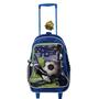 Imagem de Kit Mochila Escolar Rodinha Infantil Lancheira Bola Soccer 18