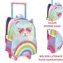 Imagem de Kit Mochila Escolar Rodinha Infantil Menina Feminino Color