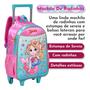 Imagem de Kit Mochila Escolar Sereia Infantil Rodinha Lancheira Estojo