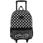 Imagem de Kit Mochila Escolar Skate Plus Rodinhas Preta Tam G Infantil Lancheira Térmica