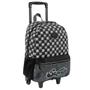 Imagem de Kit Mochila Escolar Skate Plus Rodinhas Preta Tam G Infantil Lancheira Térmica