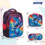 Imagem de Kit Mochila Escolar Stitch Costas Resistente Volta Aulas