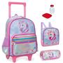 Imagem de Kit Mochila Escolar Unicórnio Fantastic Rodinhas G Infantil