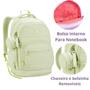 Imagem de Kit Mochila Estojo Feminina Compartimento Notebook ColorUp