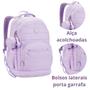 Imagem de Kit Mochila Estojo Feminina Compartimento Notebook ColorUp