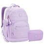 Imagem de Kit Mochila Estojo Feminina Compartimento Notebook ColorUp