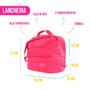 Imagem de Kit Mochila + Estojo + Lancheira Térmica Escolar Estilo Marmita Resistente Ergonômica Viagem - Wincy