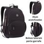 Kit Mochila Estojo Masculina Compartimento Notebook - Seanite Imagem de Kit Mochila Estojo Masculina Compartimento Notebook