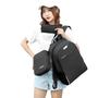 Imagem de Kit Mochila Feminina Executiva Completo Bolsa Masculina Transversal Estojo Bag Usb Resistente Necessaire Impermeavel