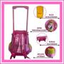 Imagem de Kit Mochila Feminina Infantil Beby Uniconio De Rodinha Menina