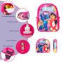 Imagem de Kit Mochila Feminina Infantil Escolar Stitch Lançamento