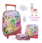 Imagem de Kit Mochila Feminina Infantil Estampada Brilhos + Lancheira