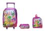 Imagem de Kit Mochila Feminina Infantil Lhama Brilhos Qualidade +